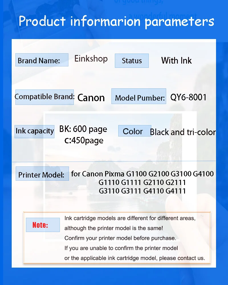 QY6-8001 QY6-8017 8001 G3100 Print Head for Canon Pixma G1100 G2100 G3100 G4100 G1110 G1111 G2110 G2111 G3110 G3111 G4110 G4111