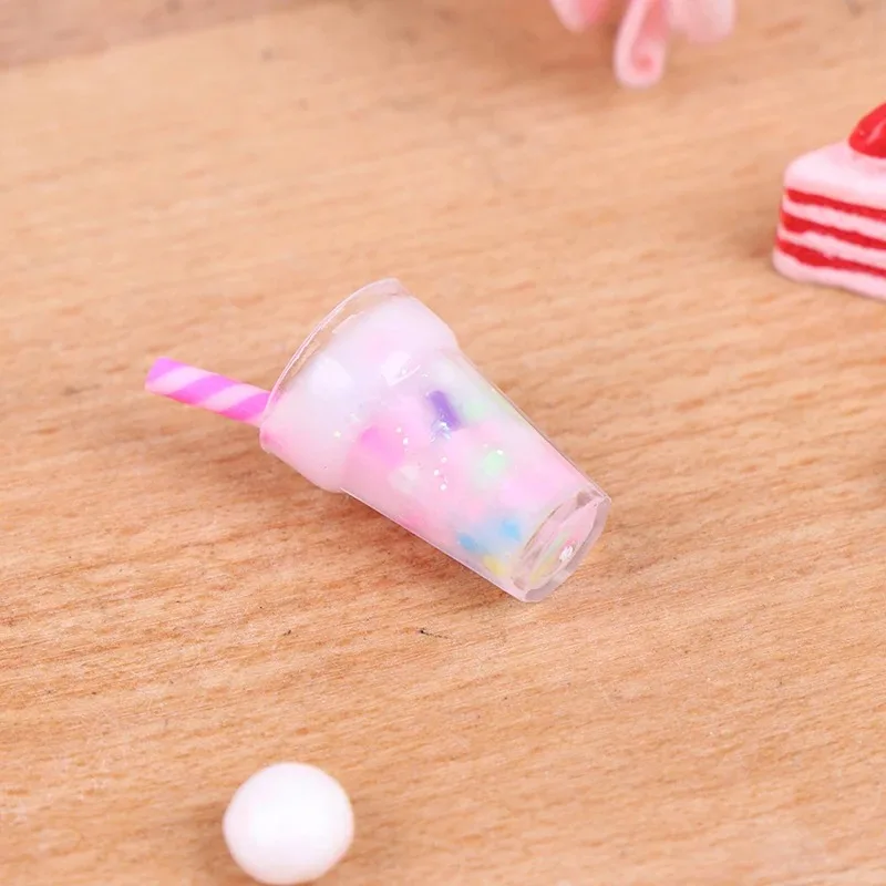 5 قطعة 1:12 دمية مصغرة كريم المشروبات زجاجات نموذج دمى المطبخ الغذاء