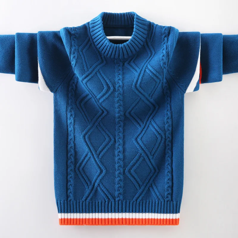 Children's sweater Boys thick cotton sweater 8-15 years old children's sweater jumper sweater  bluey clothes