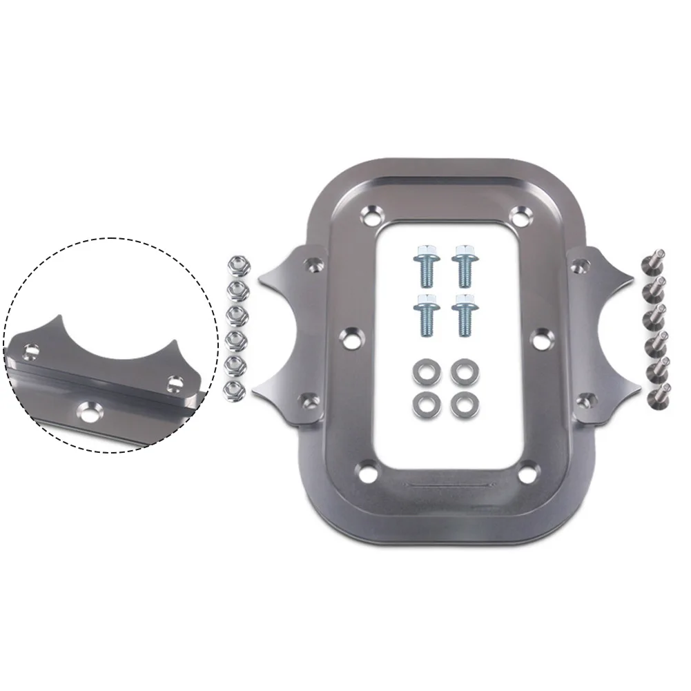 Transfer Mount Silver Battery Tray Bracket Lightweight Design Easy Installation Enhanced Stability Quick Setup