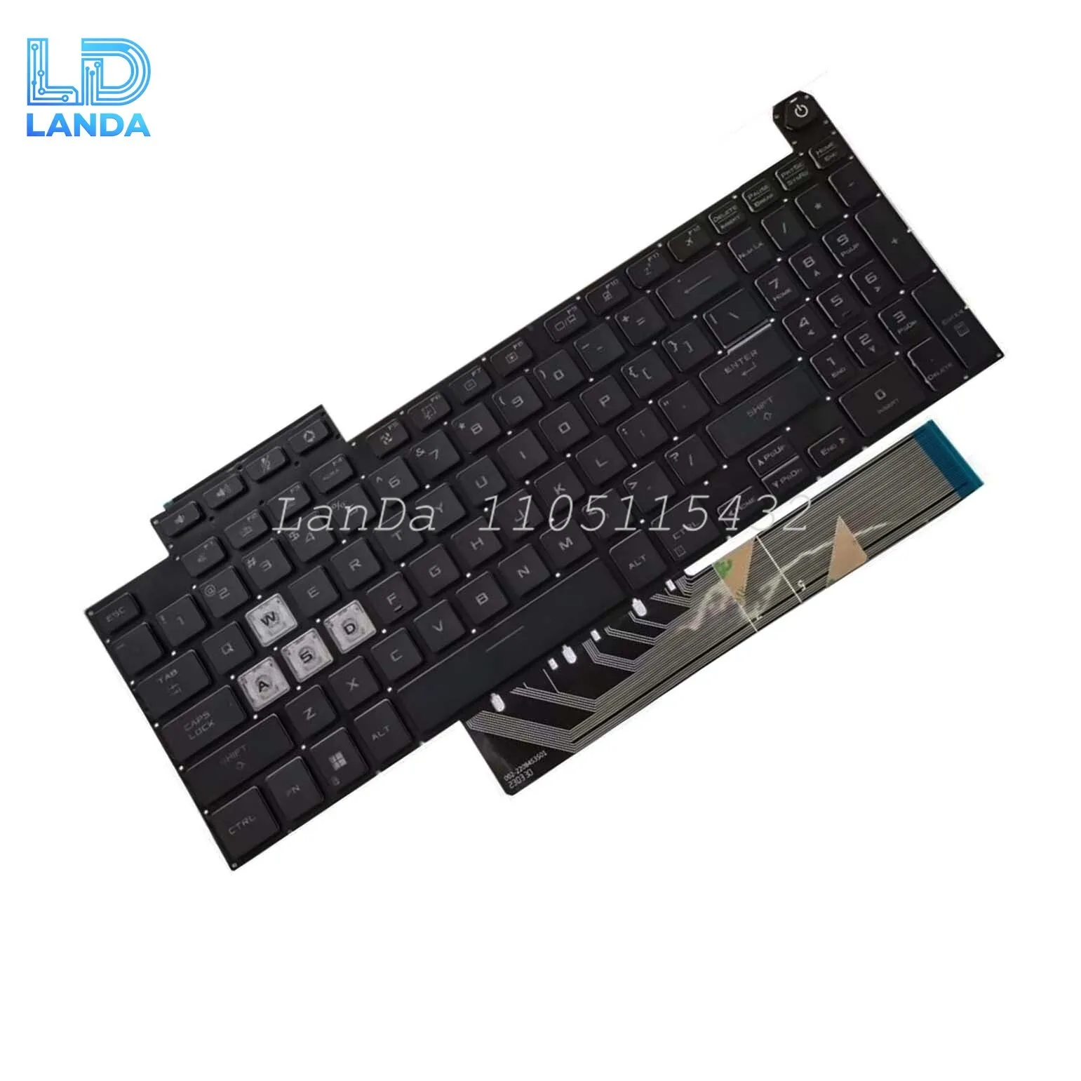 Keyboard For ASUS FX507Z /ZC /ZE /ZM /ZR FA507R FX707 FX517 GA507 RGB Backlit