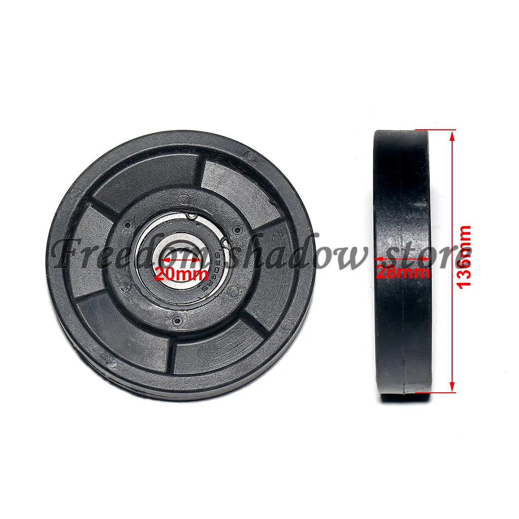 Diámetro de la rueda impulsada por pista de moto de nieve 136 mm 6304 que lleva para moto de nieve ATV