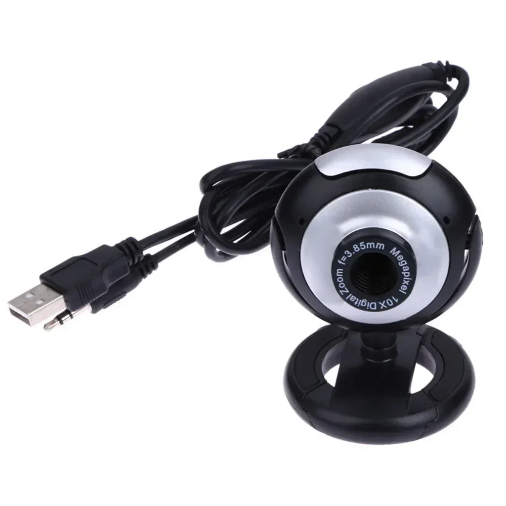 Webcam USB résistante à 360 degrés avec vision nocturne, 16 mégapFête els, caméra d'ordinateur avec micro pour PC portable