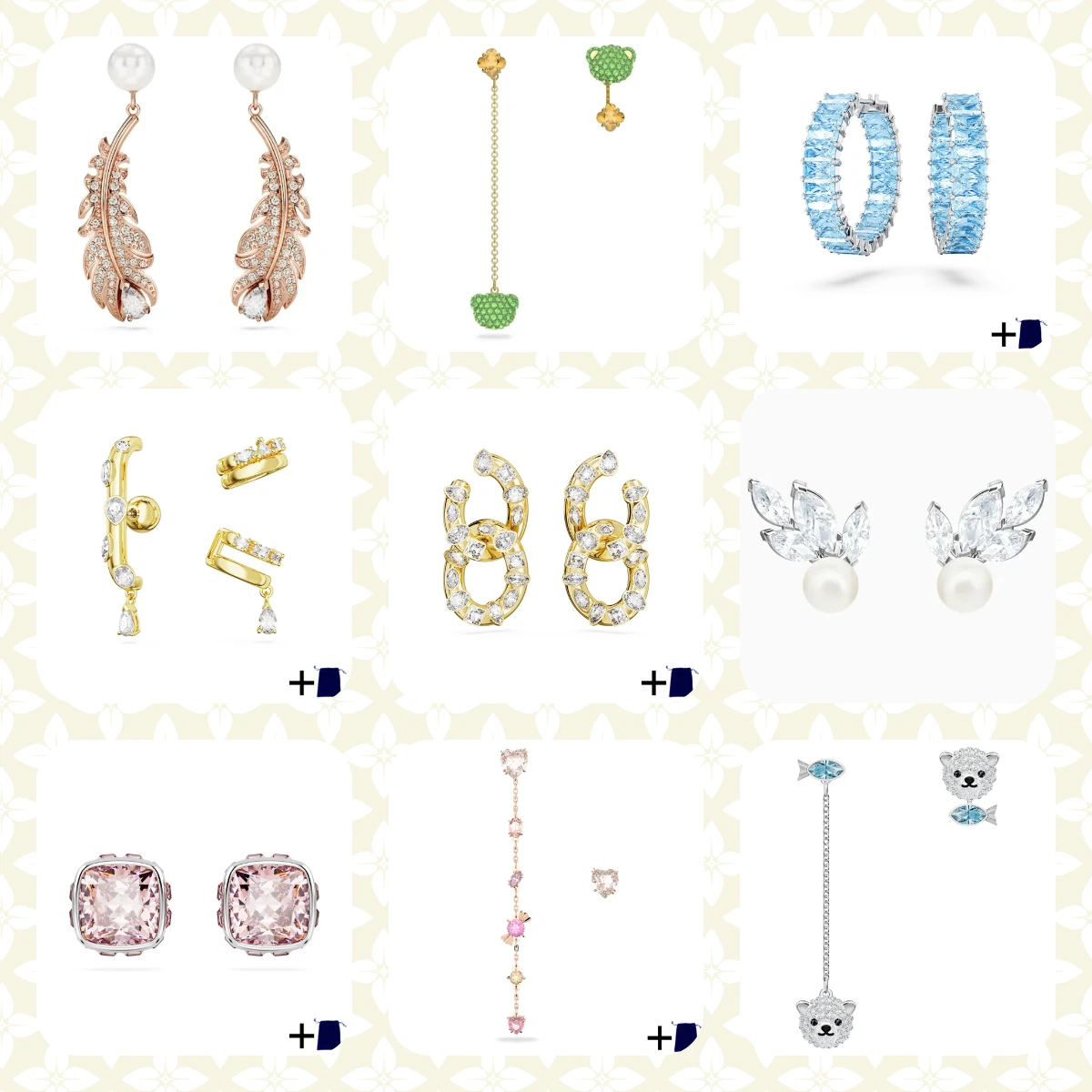 

S925 Standard Silver Earrings for Women Heart Colored Zircon Luxurious Exquisite Engagement Wedding Jewelry Gift