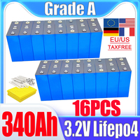 16PCS new grade a 3.2V 320AH 280AH 340AH 150AH lifepo4 battery DIY 48V RV boat solar energy storage household battery duty-free