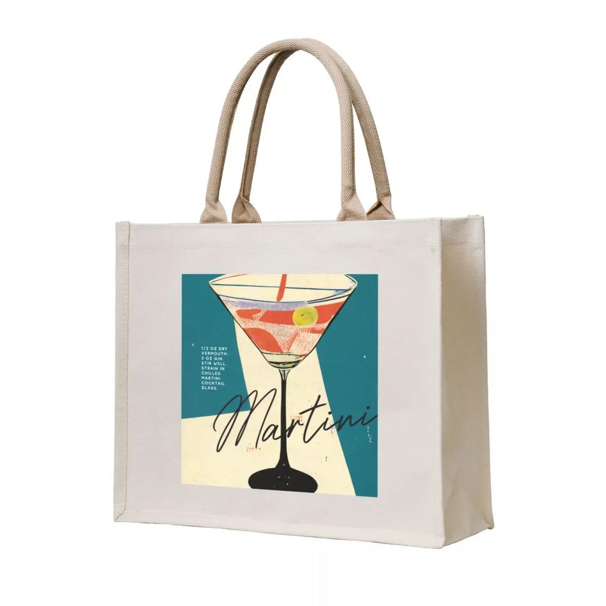 

Martini Retro Cocktail Poster At Night Bar Prints, Vintage Drinks, Recipe, Wall Art Tote Bag Gift bags Gift bag