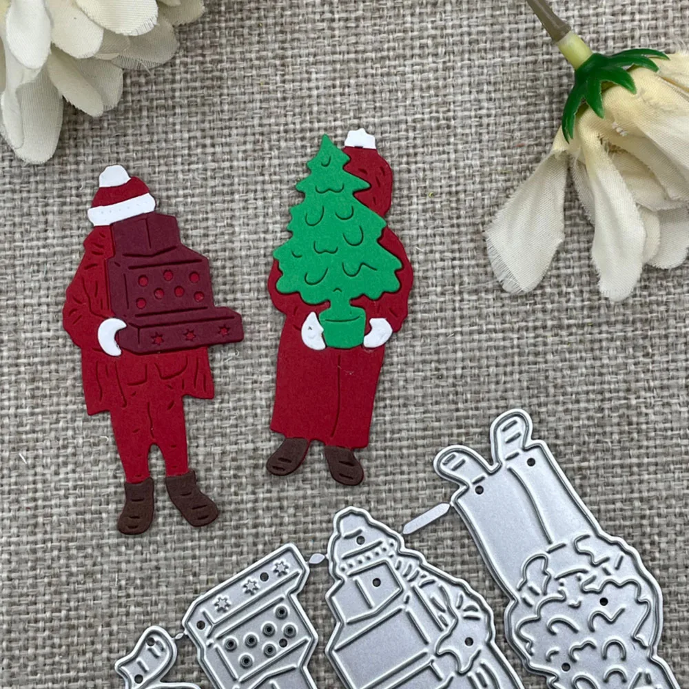 

Металлические вырубные формы-трафареты для подарков в виде рождественской елки, для скрапбукинга, декоративного рукоделия, шаблоны для вырезания