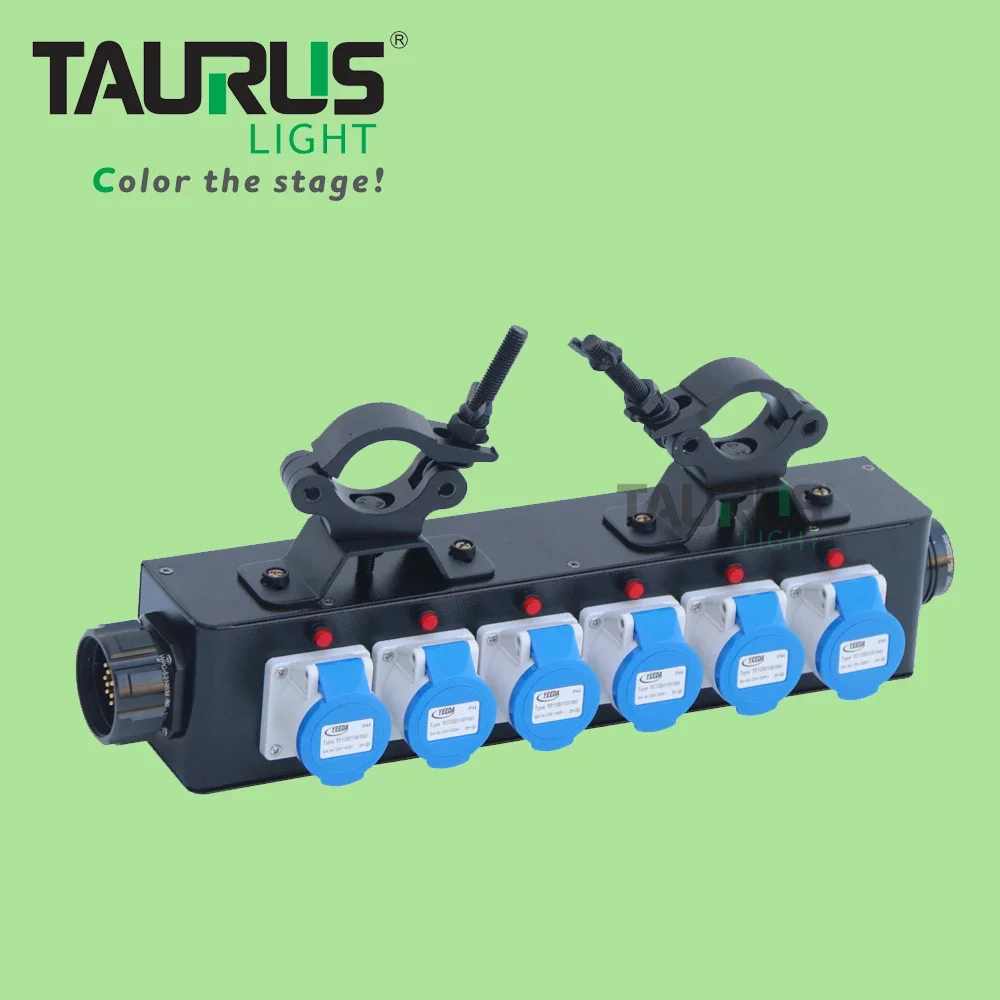 2026 Socapex إلى CEE Box معدات توزيع الطاقة 16A 230V CEE Power Box