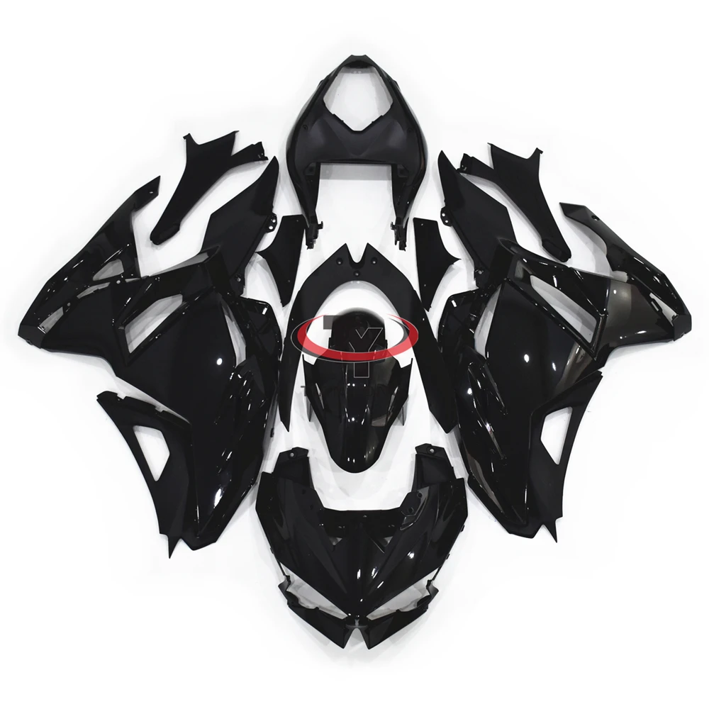 

Bodywork Cowling All glossy black Motorcycle For Kawasaki Ninja500 2024 2025 Full Fairing Kits Fit Ninja 500 Injection