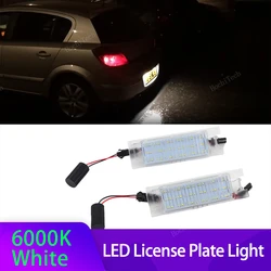2Pcs Canbus LED License Plate Light For Opel Vectra C Astra J Astra H Zafira B Insignia Corsa C Corsa D Meriva A Tigra B