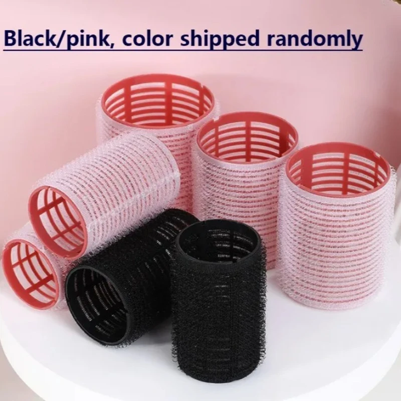 4-8pcs Hair Rollers Self Grip Hook Hair Curlers Roller Bangs Salon No Heat Volume Self-adhesive Hook Curlers Hair Styling Tools