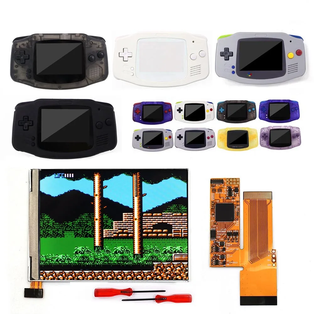 ゲームボーイアドバンス　IPS液晶 ゲームボーイアドバンス IPS液晶専用 ガラススクリーン【3.2インチ