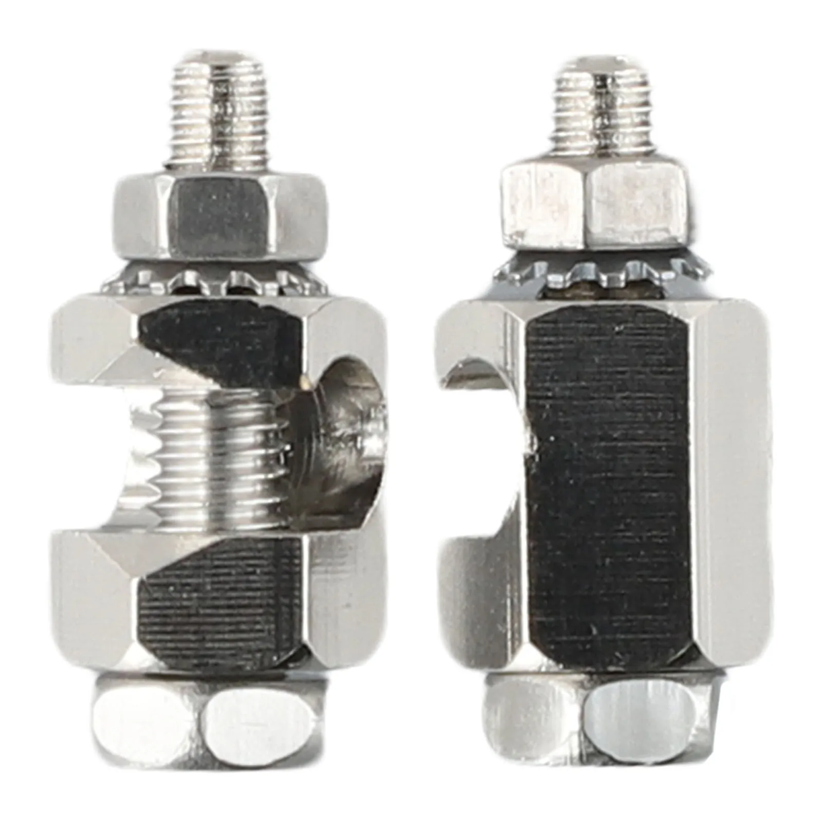 2Pcs Tinned Copper Solar Grounding Lug Wire Clip For PV Panel Frame Protection For Earthing Terminal 0.8-4.5mm Thickness