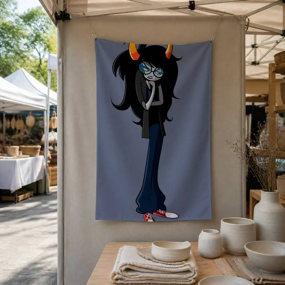V-Vriska S-Serket H-Homestuck Decorative Art Flag Banner for Picnic Camping Party and Home Decor 5