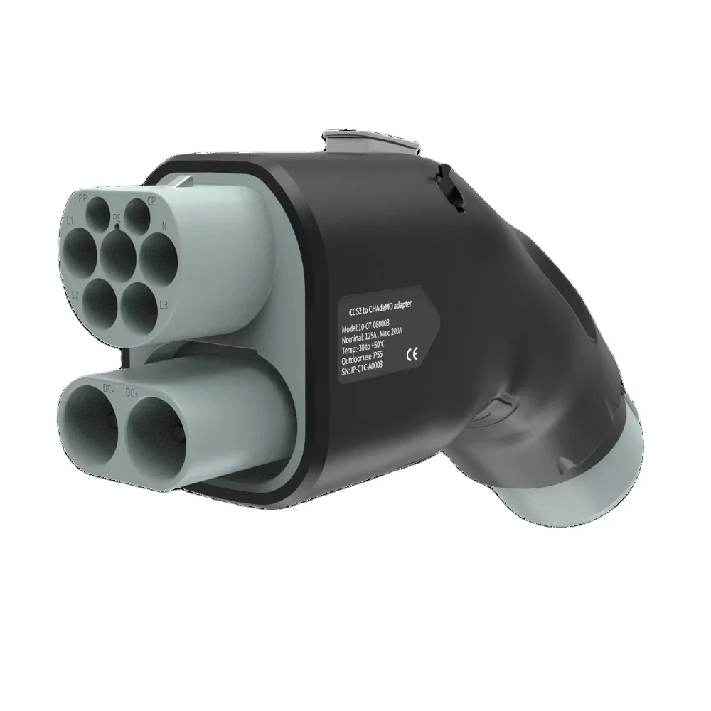 

Готовый к отправке адаптер CCS2 к CHAdeMO, быстрое зарядное устройство мощностью 250 кВт для электромобилей Nissan Leaf | 1000В 250А постоянного тока | IP54 Водонепроницаемый