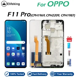 6.53'' For OPPO F11 Pro LCD Display Screen Touch Digitizer Assembly For OPPO F11 Pro CPH1987 CPH1969 CPH2209 With Frame Replace