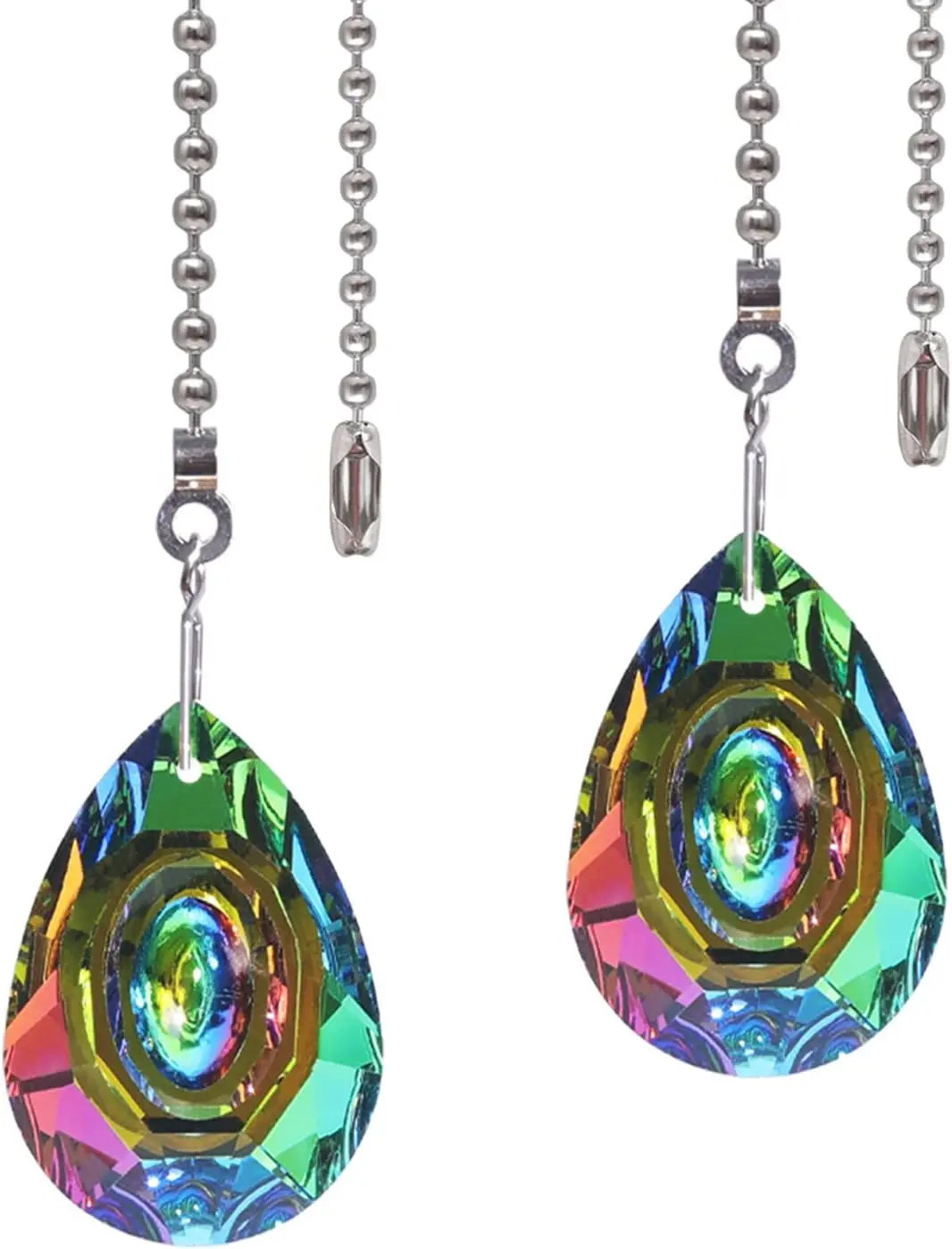 Prolunghe per catena per ventilatore da soffitto, 2 pezzi, per ventilatori da soffitto e connettori per luci a sospensione