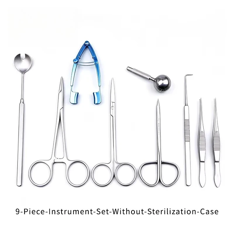 10PCS Enucleation Surgical  Kit Eye Removal Operating Pack Orbital Procedure Tool Ophthalmic Surgical