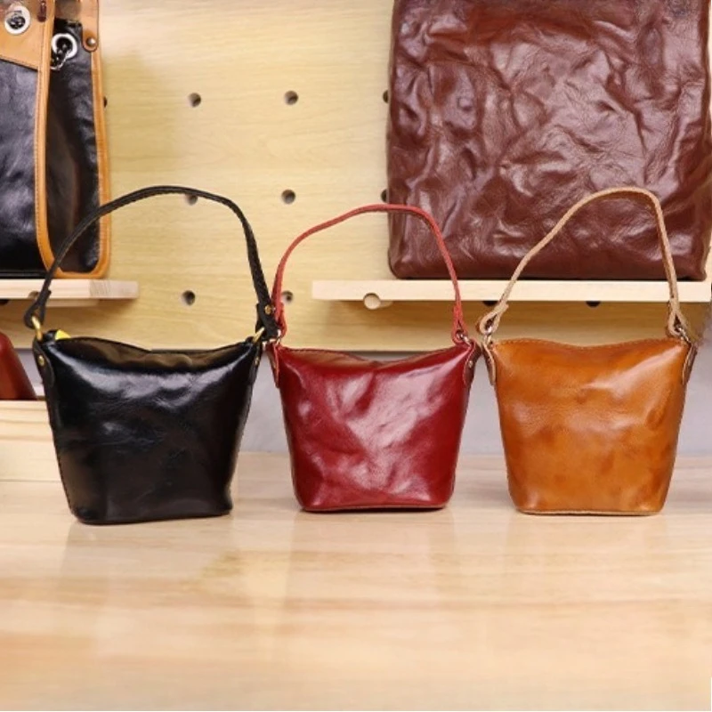 

Модные мини-сумки через плечо, сумки-клатчи из натуральной кожи со съемным ремешком для женщин, женские сумки-тоут через плечо