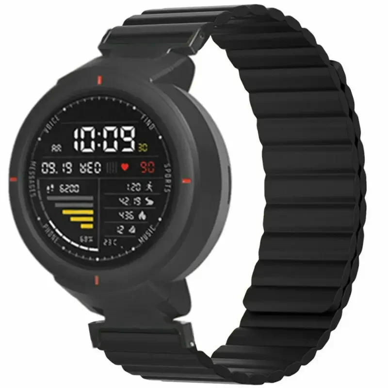 Silicone Magnetic Loop Strap For Amazfit Verge Lite Smart Watch Band Replaceable Bracelet For Xiaomi Amazfit Verge 3 Correa Belt