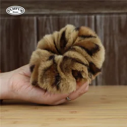 New Fashion Korean Plush Large Scrunchies Elastic Hair Band Winter Rabbit Fur Fluffy Headband Headdress Female Accessories