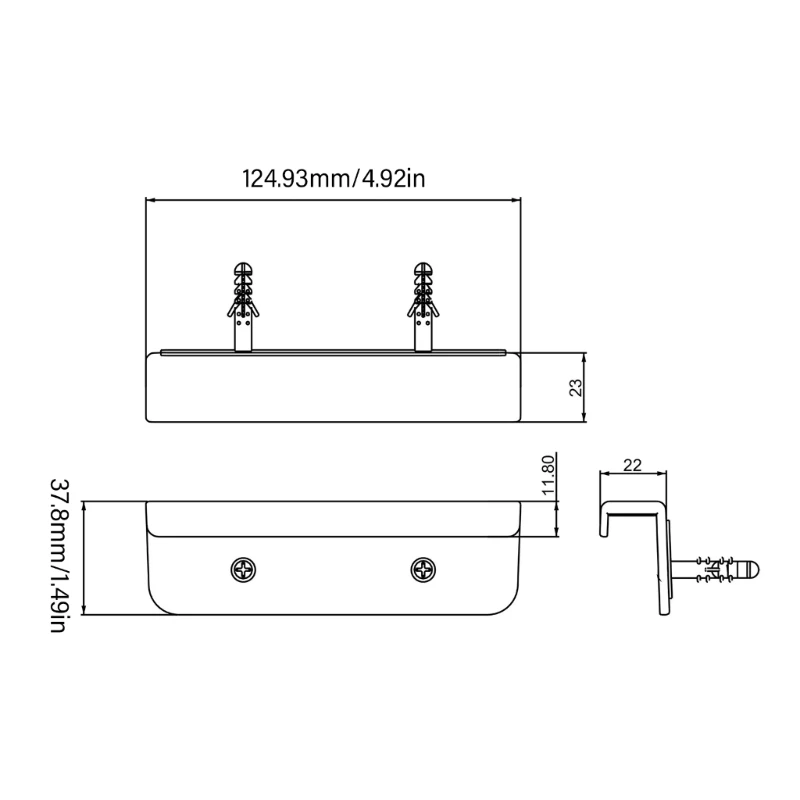 Adhesive Phones Tablets Holder Wall Mount Stand Wall Mount Holder for Tablets