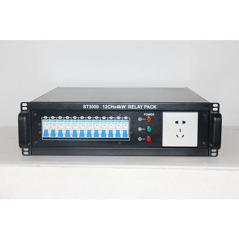 سعر الجملة 12 طريقة 4KW التتابع حزمة المرحلة صندوق توزيع الطاقة المرحلة الإضاءة صندوق الطاقة