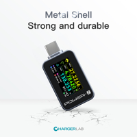 C240 ChargerLAB POWER-Z  portable USB-C tester, digital power meter, supports 240W pd3.1 qc5.0, USB-C phones, laptops, Chargers