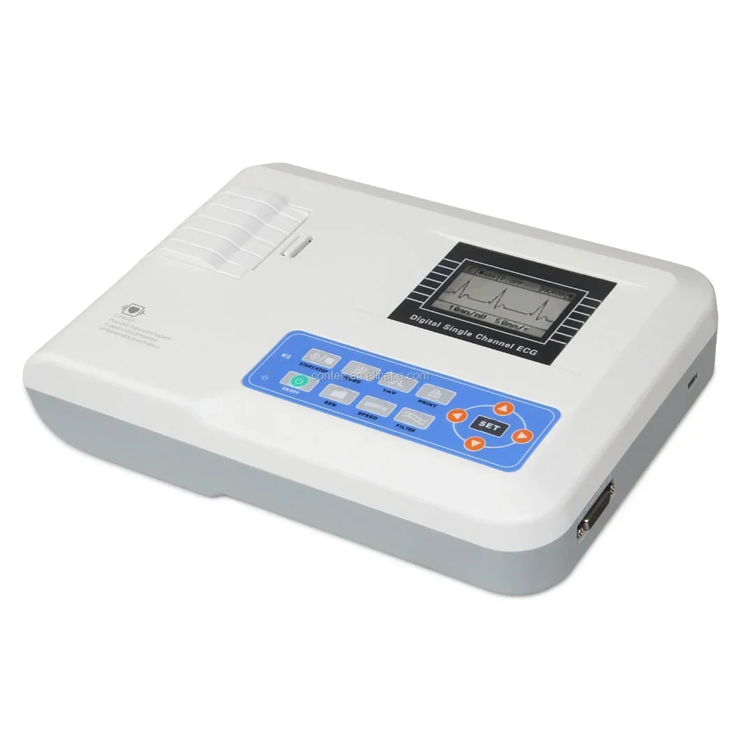 Monitor Detak Jantung Multiparameter Genggam untuk Hewan dari Produsen Veterinary Por, dengan EKG dan eKG