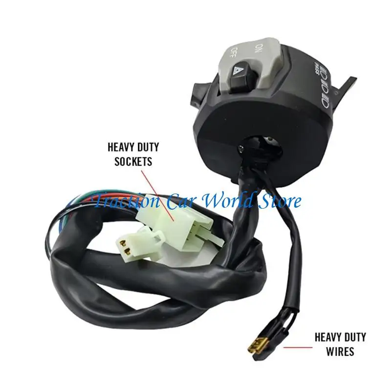 

L9BC Motorcycle Handle Switch Set Easy Installation Motorcycle Control Switch for Bike