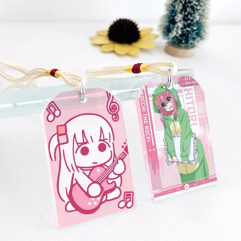 

Anime BOCCHI THE ROCK! Yamada Ryo Transparent Keychain Cosplay Acrylic Figure Keyring Kids Collection Toy 7486
