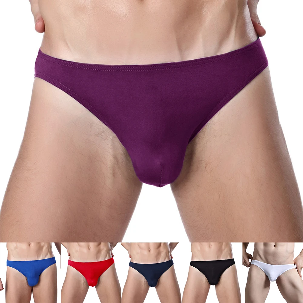 

Men U Convex Sexy Briefs Seamless Breathable Pouch Man Underwear Underpants Men's Panties Jockstrap Solid Color