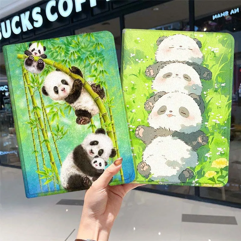 

Panda Art Cartoon Cute For Honor Pad Tab Magic GT GT2 6 X8 V7 V8 X9 8 9 13 X8a X9a Pro 10 12.1 12.5 Inch Tablet Case