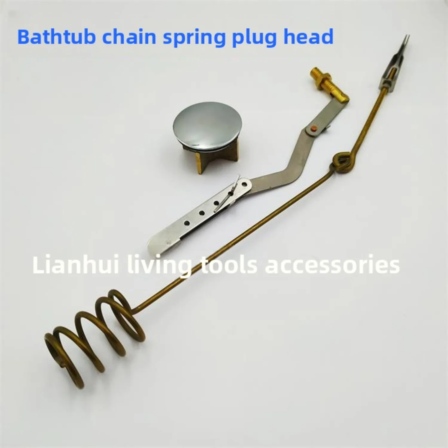 

Shower Accessories Compatible with Kohler Bathtub Drain Parts Chain Spring Plug Head Stopper Repair Accessories