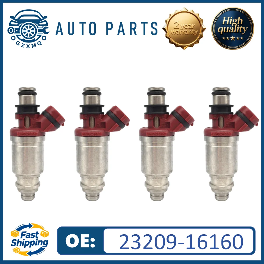 4pcs 23209-16160 Fuel Injectors Nozzle for Toyota 7A-FE Celica Corolla Geo Prizm 1.8L #23250-16160