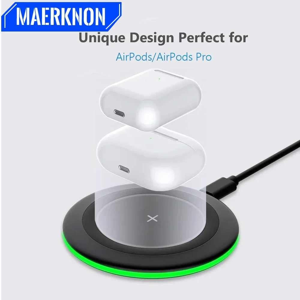 15W Wireless Charger Quick Charge QC 3.0 for iPhone 15 Pro Samsung Xiaomi Phone Chargers Induction Fast Charging Dock Station