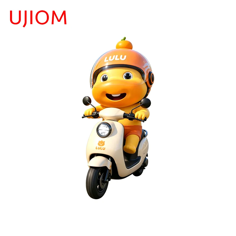 UJIOM Capybara Ride Electric Bike Wall Sticker Creative Personality Scratch Proof Adhesive Decal Wardrobe Vestibulec Decor