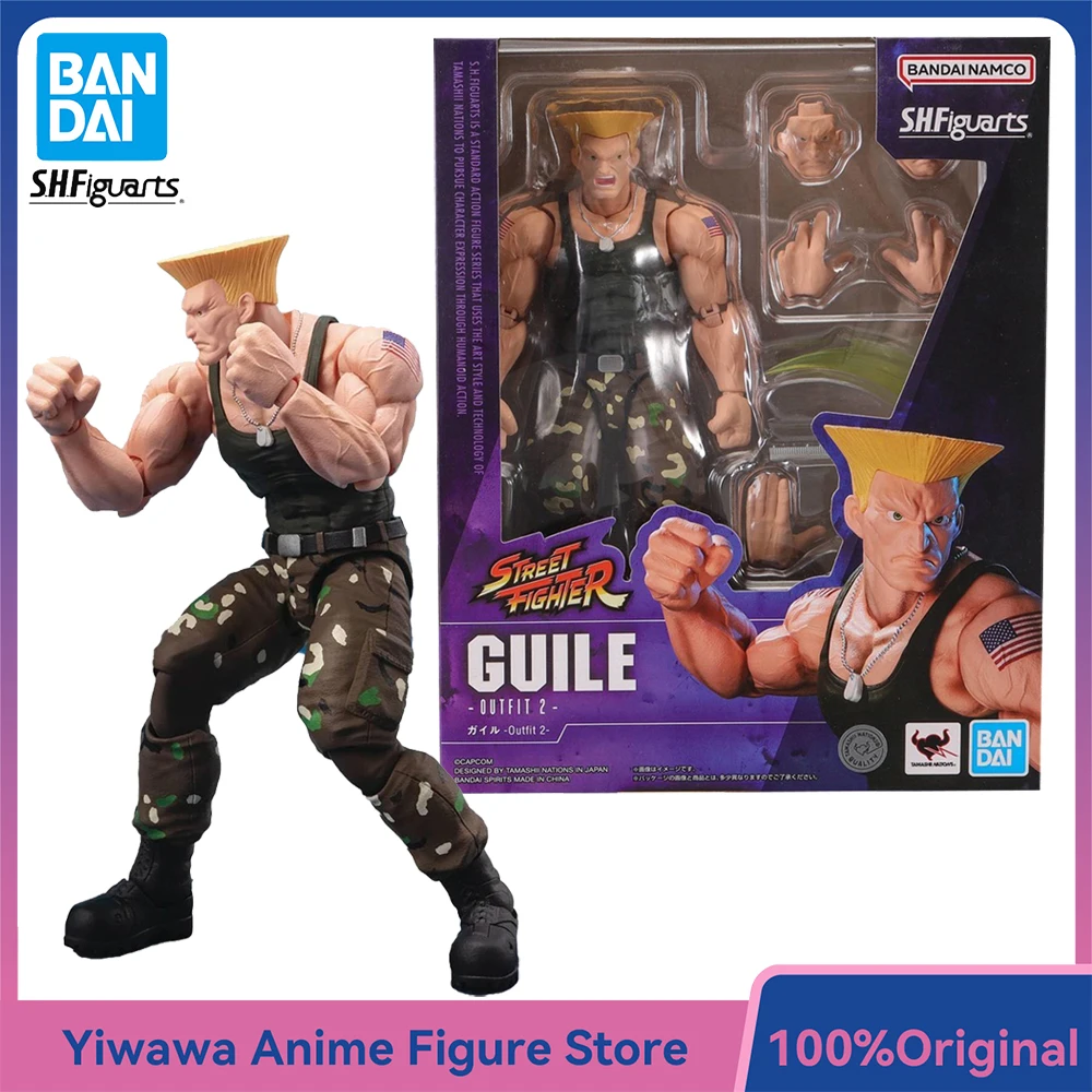 

[In-Stock] Original BANDAI S.H.Figuarts Street Fighter Guile 16cm Nice Anime Game Figure Collectible Model Toy Gifts
