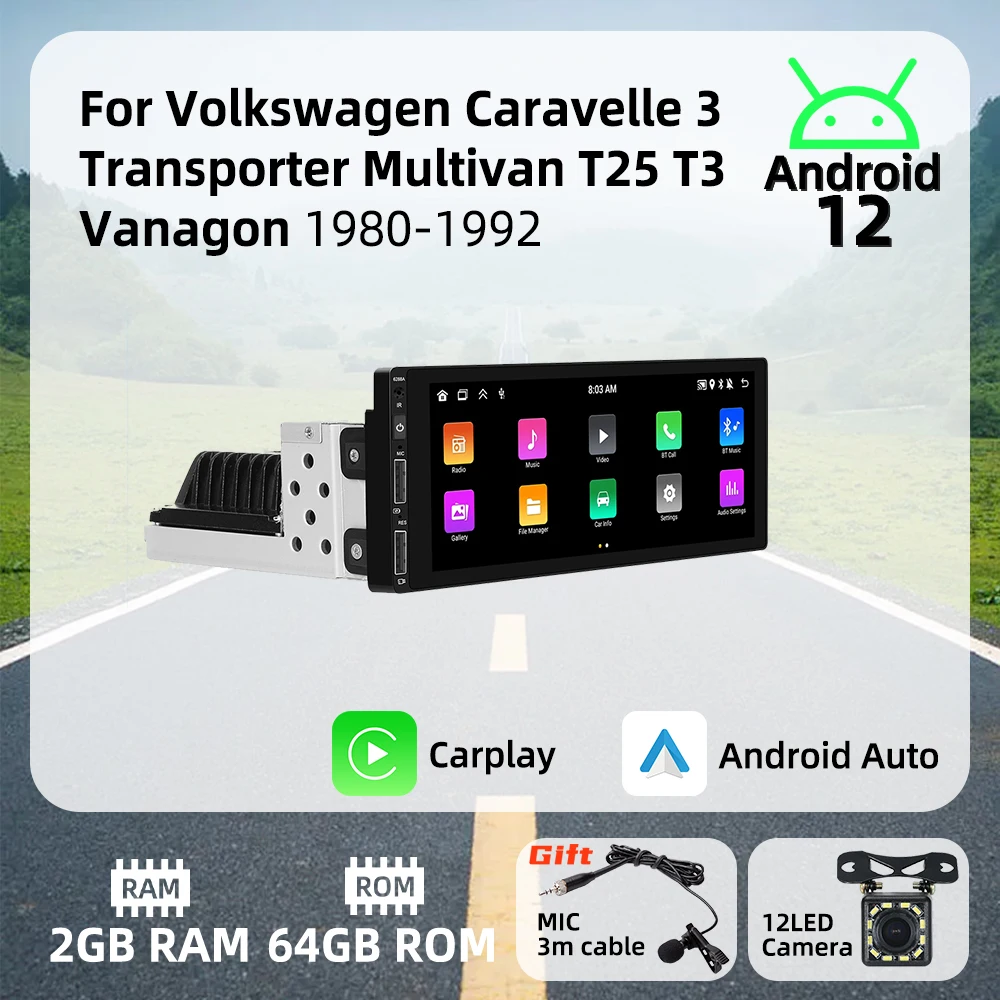 6.86" Stereo 1 Din … - image