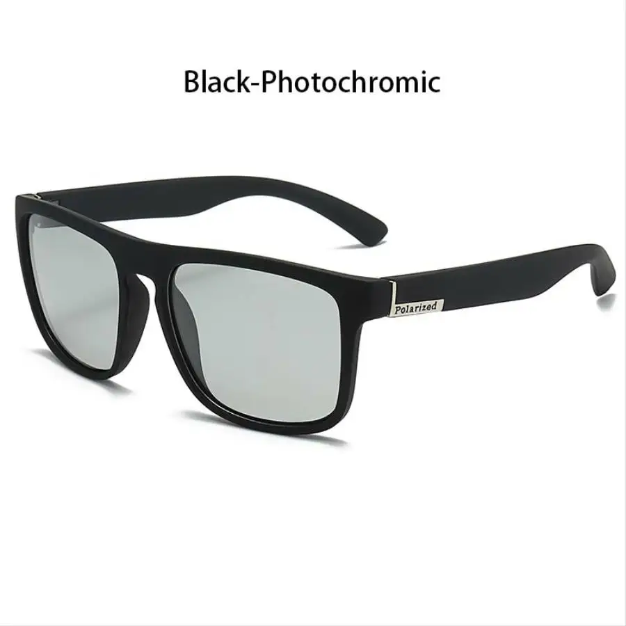 Photochrome Polarisierte Quadratische Vintage-Sonnenbrille für Männer und Frauen Angeln Radfahren Autofahren Bergsteigen Chamäleon-Sonnenbrille – Detail 2