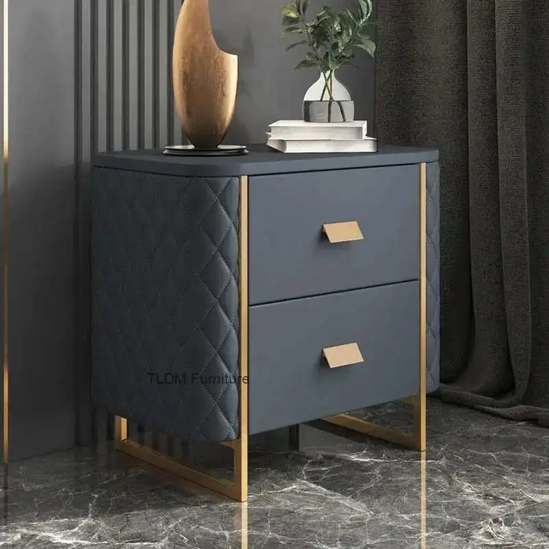 

European Storage Bedside Table Quality Delicacy Beauty Simple Night Stands Nordic Trendy Mesitas De Noche Bedroom Furniture