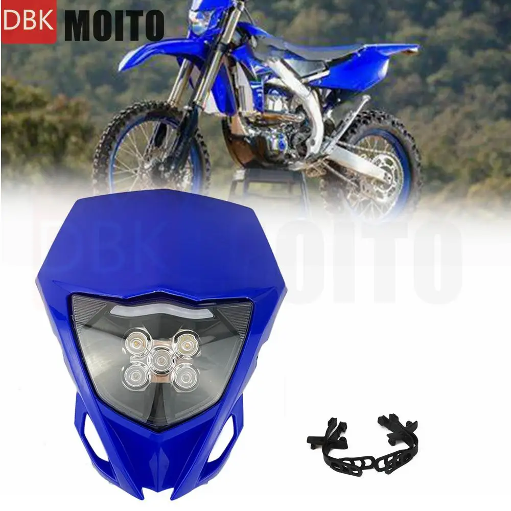 

Motorcycle LED Lights Headlight For Yamaha WR250F WR450F YZ 250 450 TTR225 TTR230 Moto Accesorios Dirt Bikes Headlamp