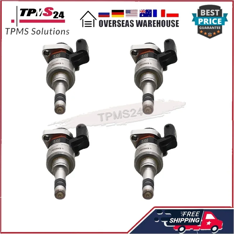 4PCS Fuel Injectors 55577403 For 2016-2019 GMC Terrain Buick Encore Chevrolet Cruze Malibu Equinox