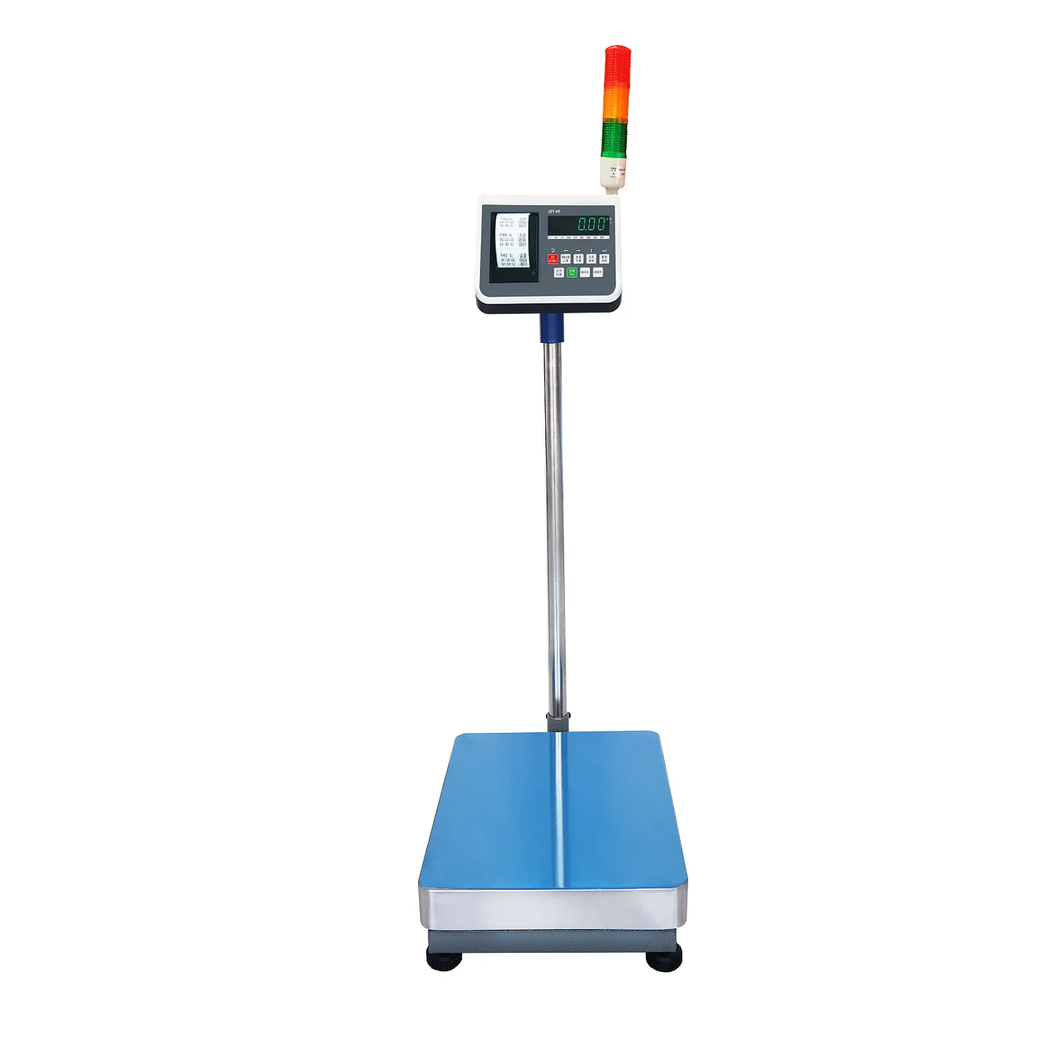 Balança de bancada eletrônica comercial de 100 kg com etiquetas imprimíveis