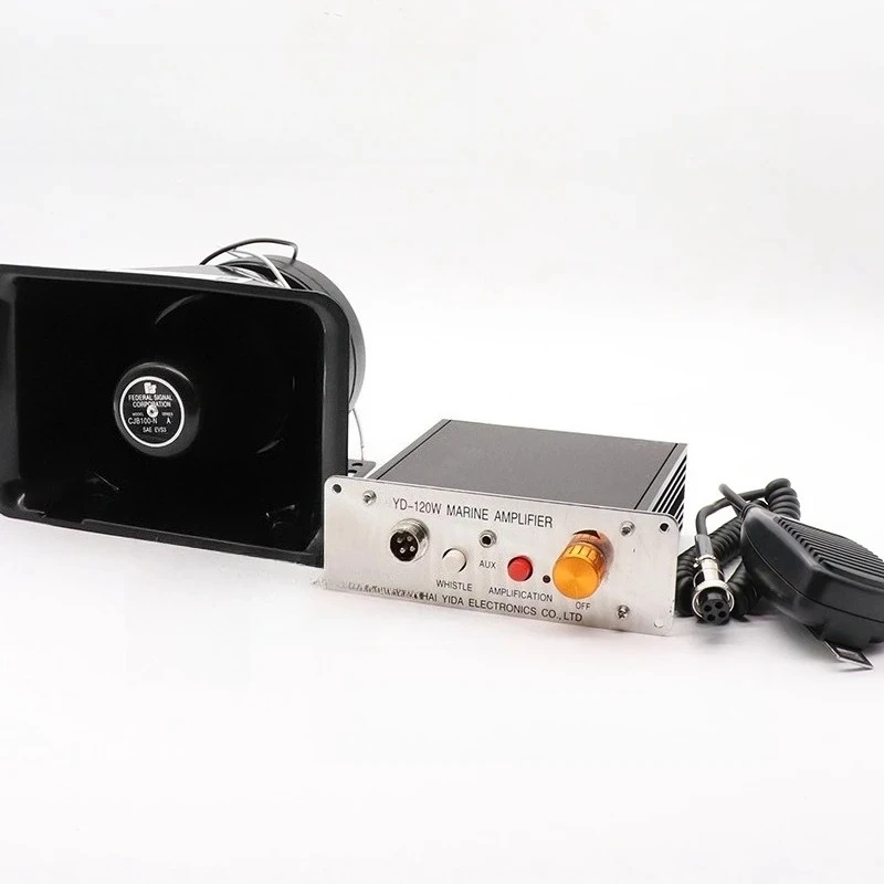 Marine Electronic Flute DZ-120W Multifunctional Speaker Amplifier Host 100W Loudspeaker Microphone Speaker