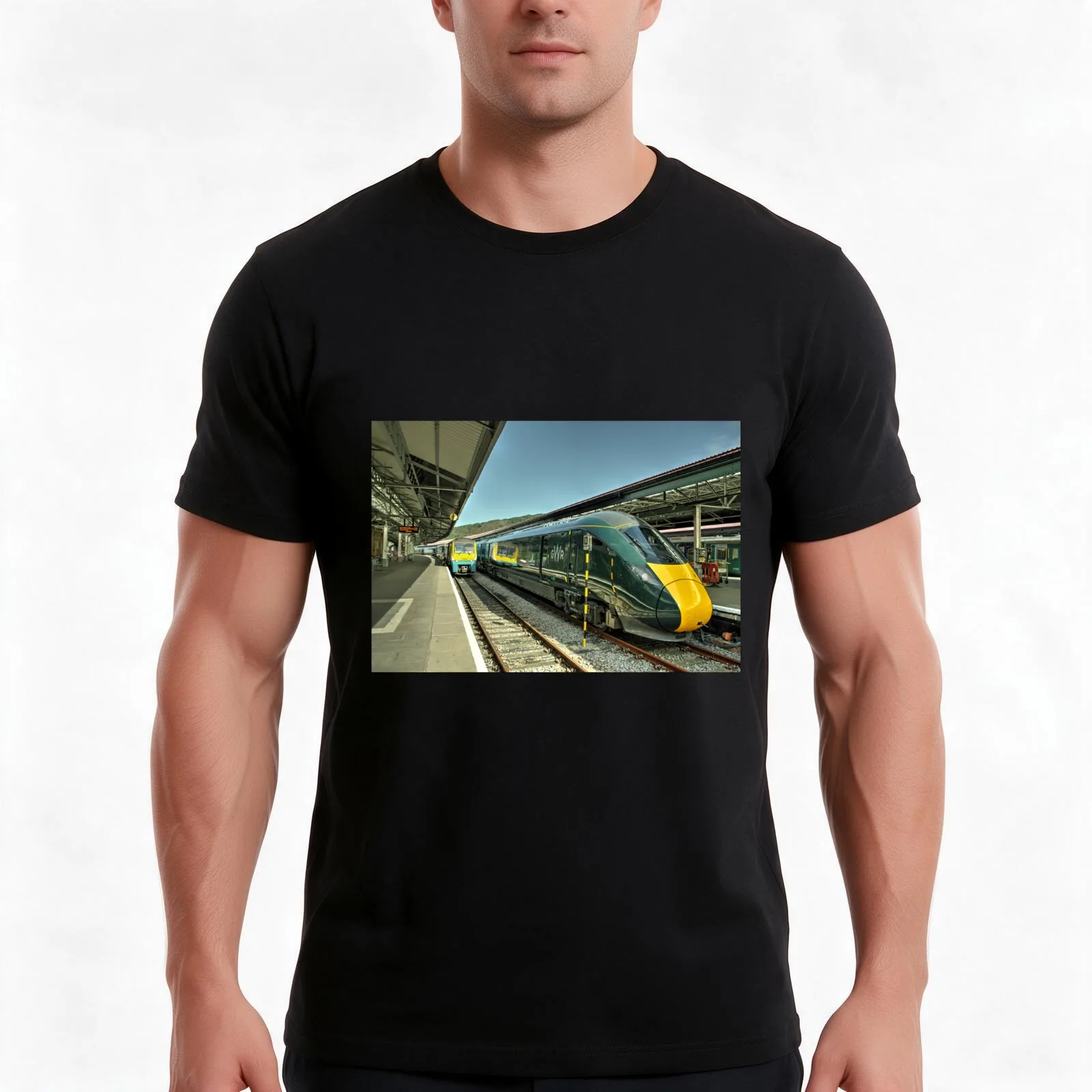 Swansea IET T-Shirt, Summer Casual Cotton Tee, Oversized Streetwear Tops, Vintage Graphic Print, Loose Fit Short Sleeve