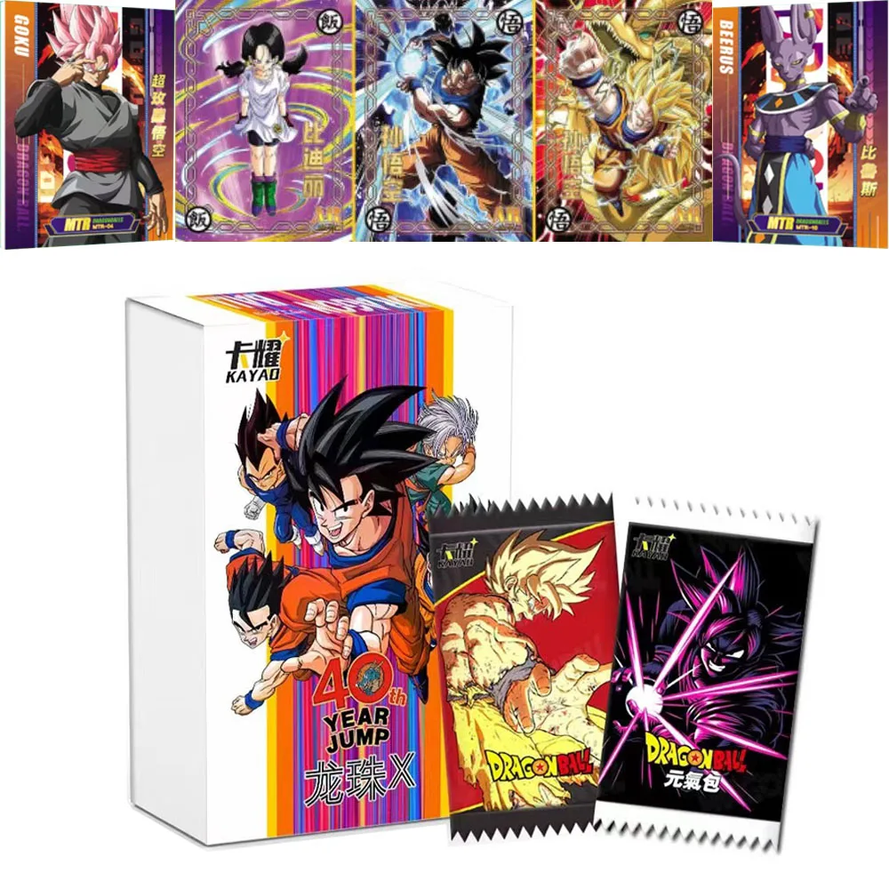 Dragon Ball 40th Booster Card Box Trading card game Super Saiyan Son Goku Anime Characters Collection Card Game Child Gift Toy