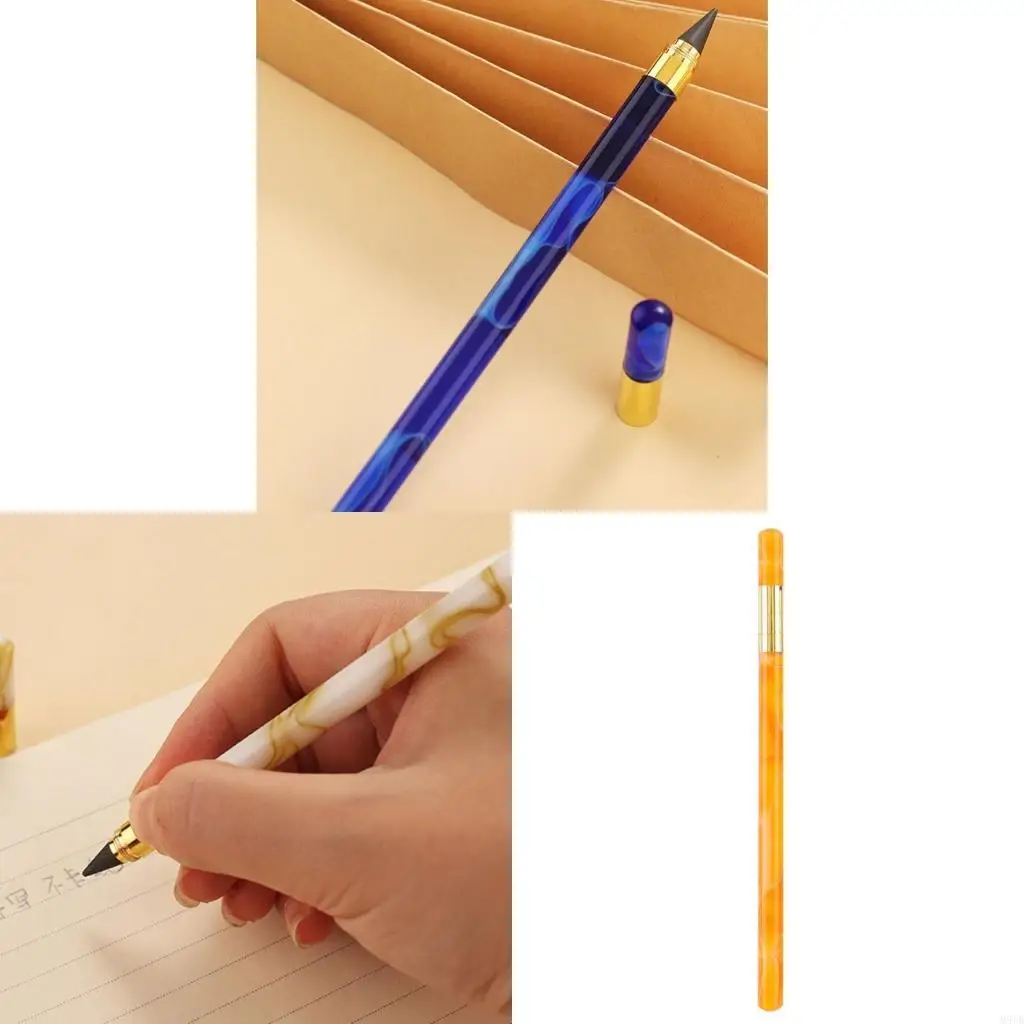

M5TB 2 Pieces Everlasting Pencil Unlimited Writing Pencil Inkless Pencil for Writing