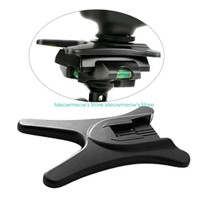 W91A 4xCamera Speedlight Tripod Stand Easy to Use Hot Shoe Connection Base