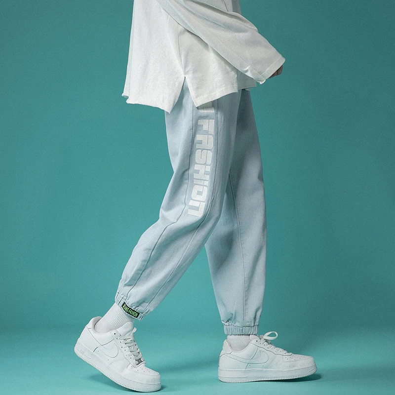 

American Sle Men's Jeans Trendy High Street Spring Autumn New Loose Casual Long Pants Harlan Sle Wear Resistant Jeans